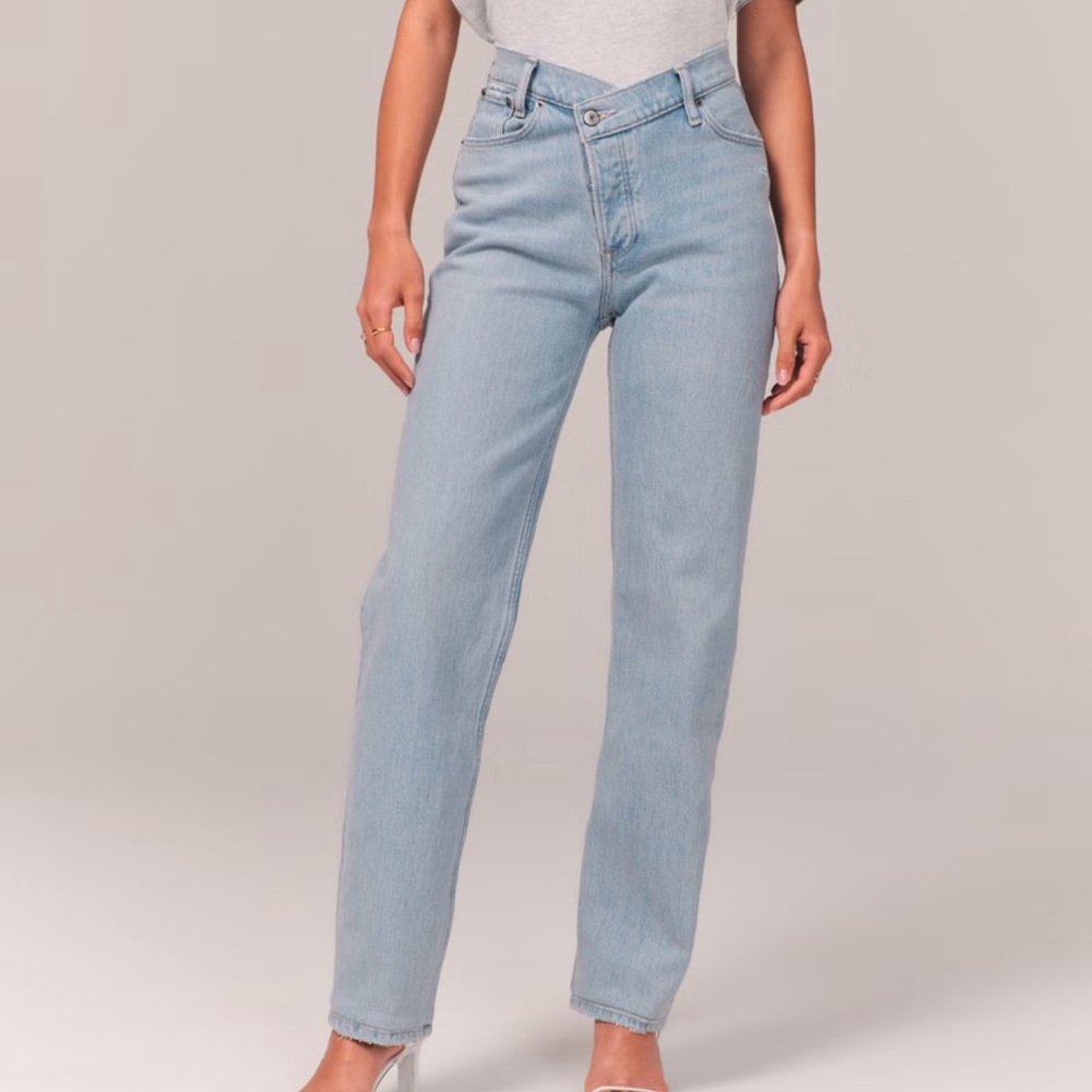 Abercrombie High Rise Dad Jeans - Curve Love